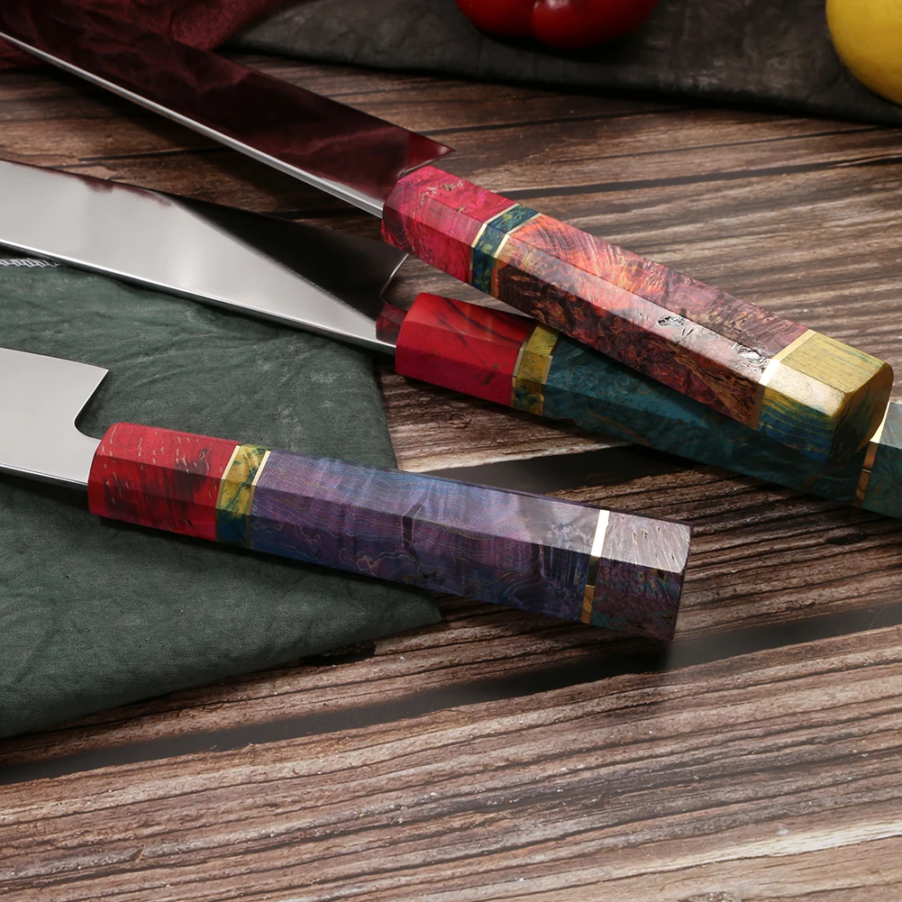  Mokithand 240MM VG10 Chef Knife Sharp Japanese Kitchen Knives Professional 9 Inch Stainless Steel F - 32992579088