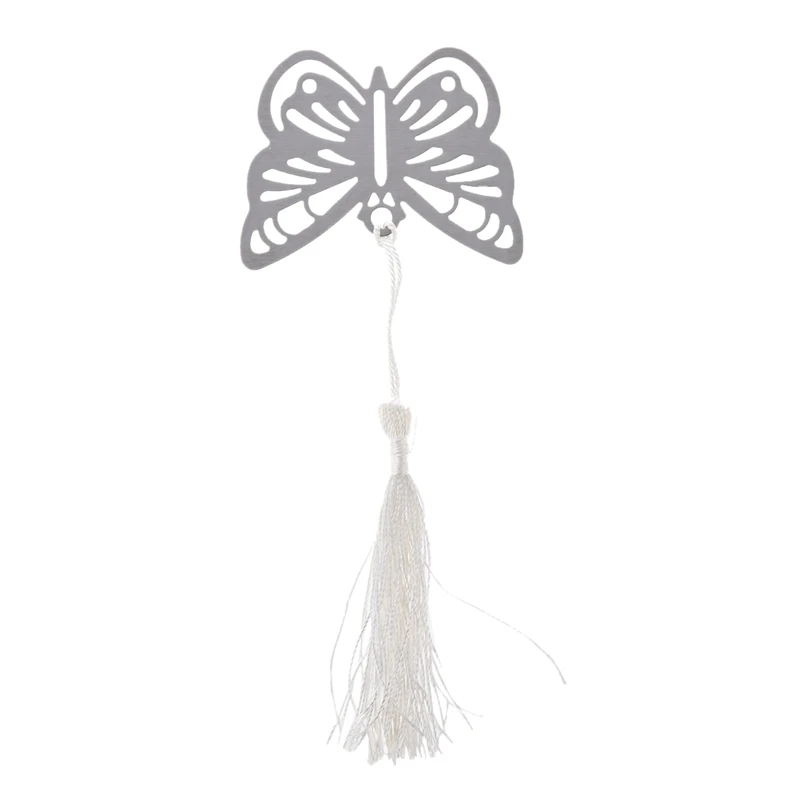 

Silver butterfly bookmark Stocking Filler FAVOUR GIFT Boxed Nice novelty and gift for yourself and friends with a white satin