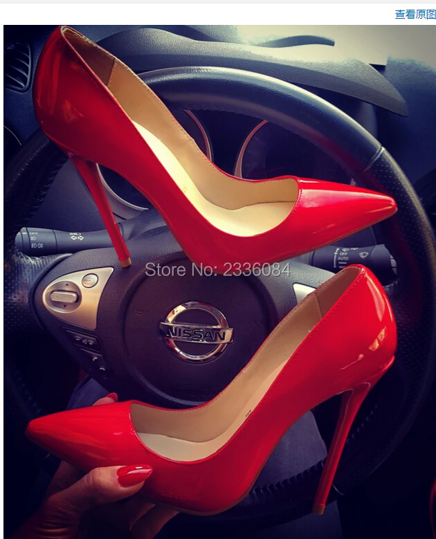 

Celebrity Brand Fashion So Kate Styles Pumps Pointed Toe Genuine Leather High Heels Red Bottom Slip on Shoes Wedding Party Heel
