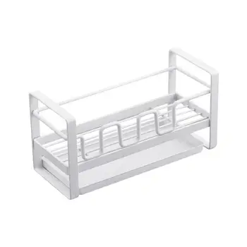 

Kitchen Storage Rack Sponge Shelf Cleaning Rag Holder Sink Desktop Multiple Usage Storage Shelf Kitchen Accessories Supplies