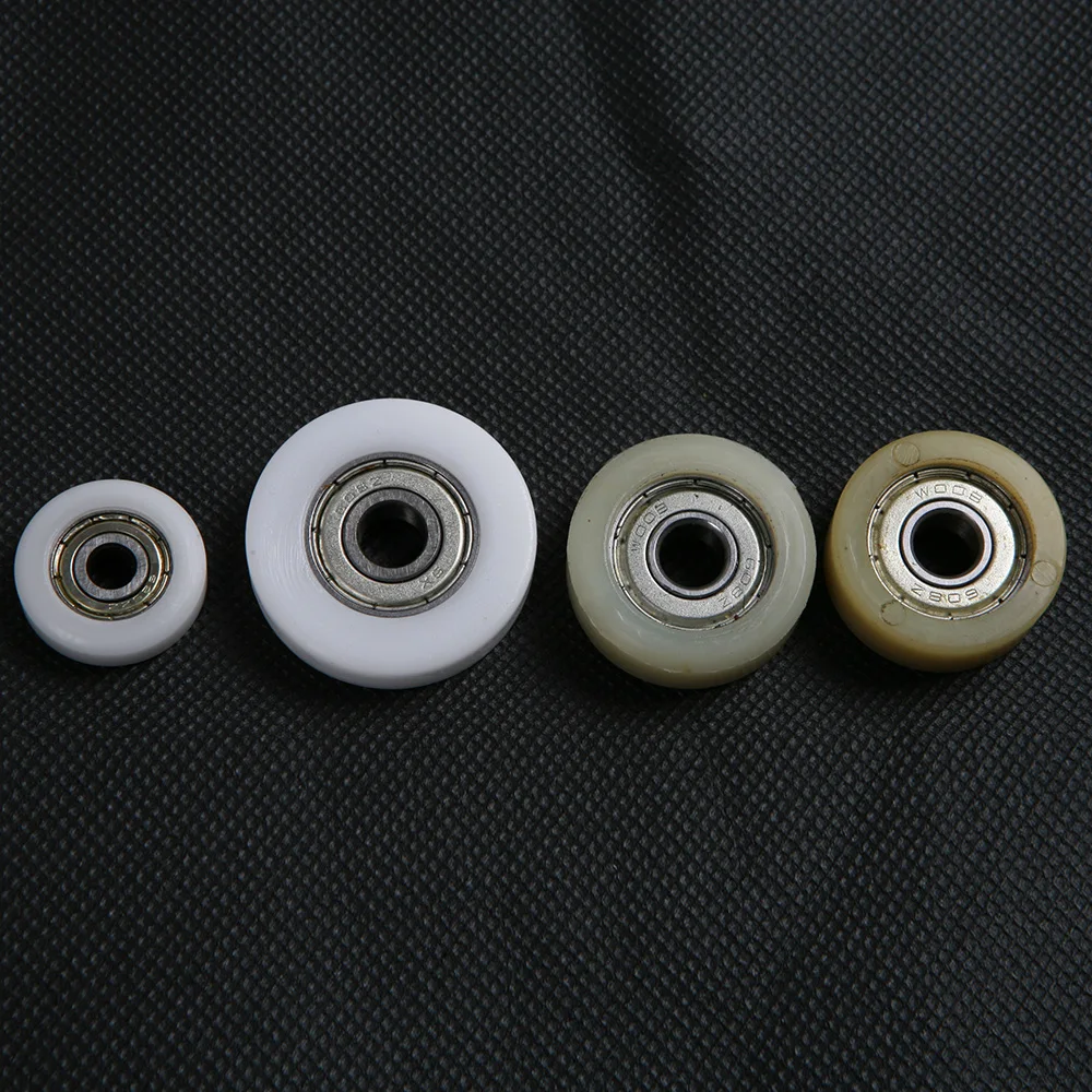 

6pcs/set High Carbon Steel and Nylon Bathroom Nylon Pulley Shield Ball Bearings Wheel Roller for Bathroom Shower Door Swivel