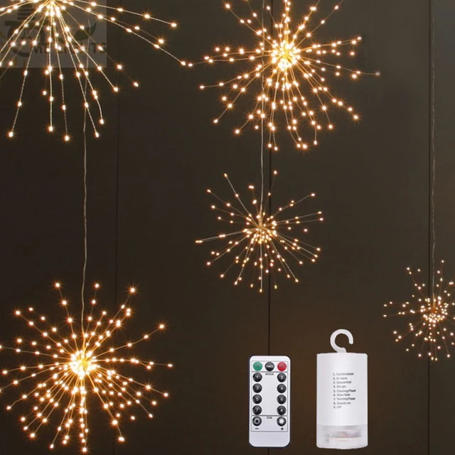 Firework Led Light Copper Wire Branch Design Decorative Night Firework Led Light Copper Wire Branch Design Decorative Night For Bedroom String Party Wedding Decoration