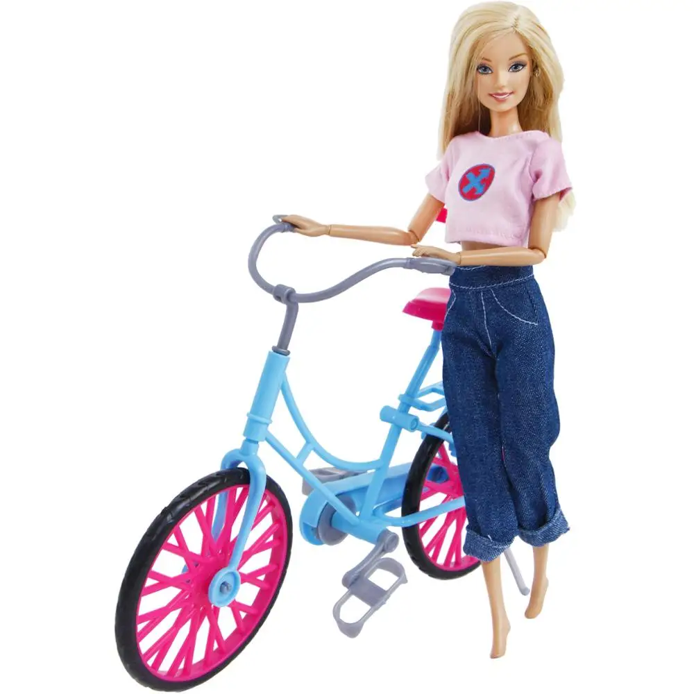 1 Pcs High Quality Park Bicycle Detachable Plastic Fashion Blue Bike