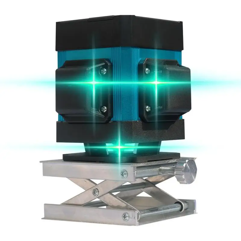 

3d Green Light 12 Line Affixing Instrument Level High Precision Flat Glare Floor Leveling Ground Line Intelligent Remote Control