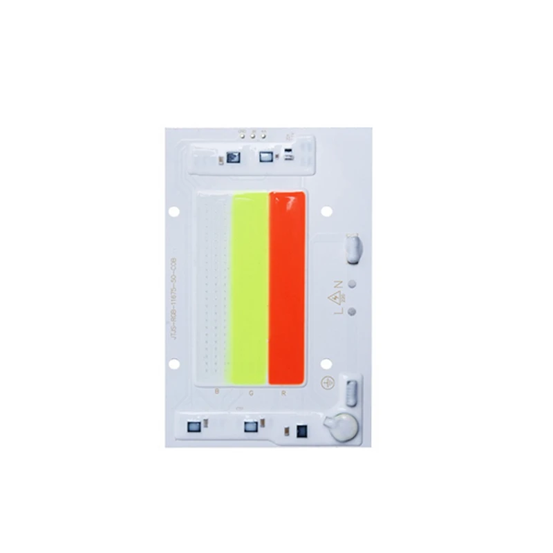 CLAITE AC190-240V 50 Вт светодиодный RGB COB Чип красочные светильник умная ИС(интеграционная схема для бижутерии, материал для Точечный светильник Потолочные Светильник не нужен драйвер