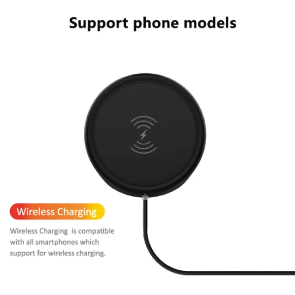 

MC11 Wireless Charger Car-mounted 2-in-1 Heat Dissipation Magnetic Gravity Regulating Vent Mobile Phone Seat