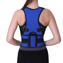 Adjustable Adult Corset Back Posture Corrector Back Shoulder Lumbar Brace Spine Support Belt Posture Correction BKL01 women back brace support posture corrector corset lumbar support belt upper back posture correction magnetic therapy pain relief