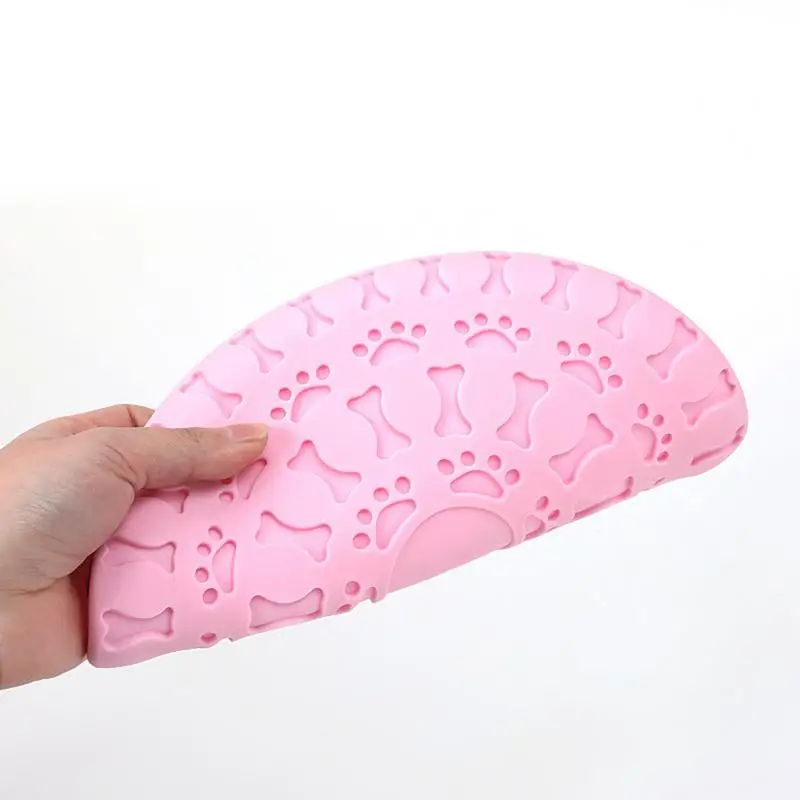 جديد ثنائي استخدام تحلق القرص تغذية التدريب دمية مطاطية للكلب الماسك الحيوانات الأليفة لعبة الأخدود عدم الانزلاق دغة مقاومة القرص الحيوانا...