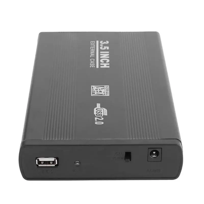 3.5 Inch USB 2.0 SATA External HDD Disk Hard Drive Enclosure Case Cover External Storage Box Support Hard Drive up to 4TB 3.5 Inch USB 2.0 SATA External HDD Disk Hard Drive Enclosure Case Cover External Storage Box Support Hard Drive up to 4TB