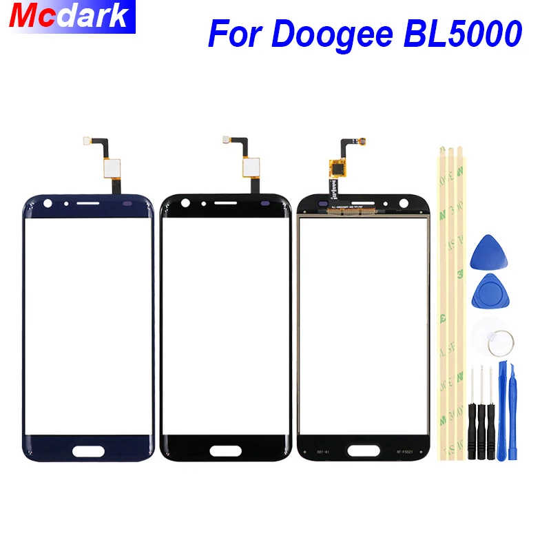 Сенсорный экран Mcdark 5 дюйма Для Doogee BL5000 сенсорный внешнее Переднее стекло