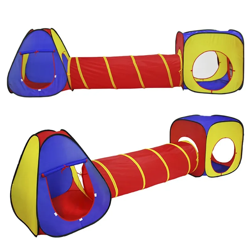 3 шт. детские игрушки Палатка Детский надувной мяч бассейн игровая палатка и туннель мяч яма игровой домик всплывающая палатка