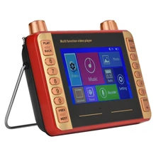 4,3 дюйма 5W цифровой карманный радио Многофункциональный USB TF карта U диск видео плеер(красный