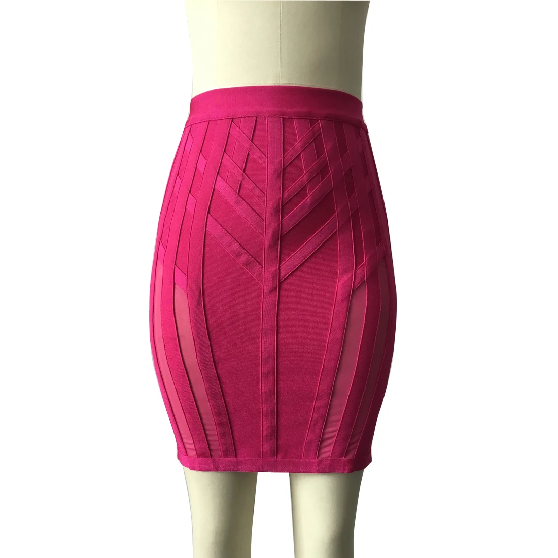 

KAOUYOU Bandage Skirt simple sexy mini bandage pencil bodycon skirt