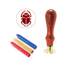 Подпись индивидуальная восковая печать штамп изображение насекомых