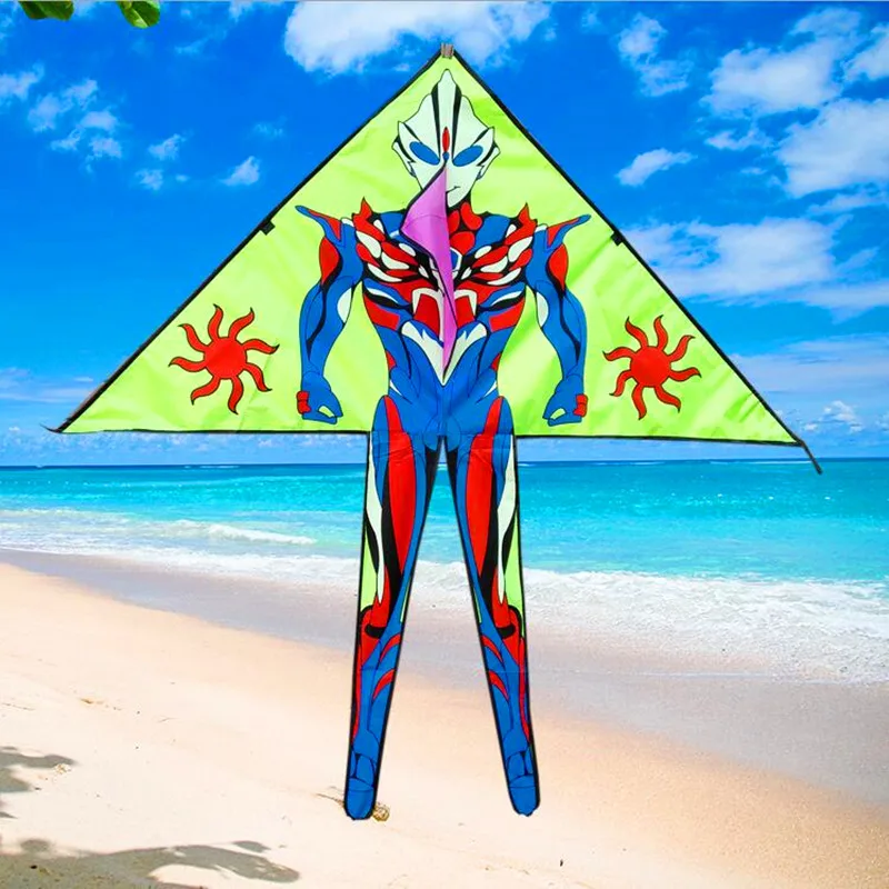 

Free shipping high quality 10pcs/lot superman kite with kite line outdoor toys flying nylon ripstop kites for kids wholesale