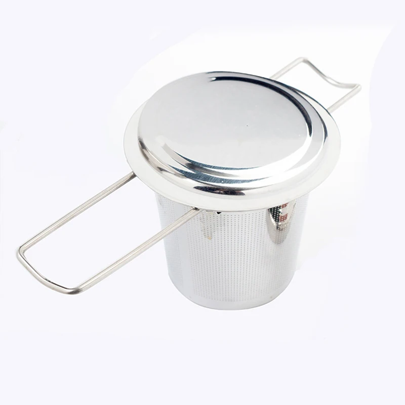 

SANQ Mesh Tea Infuser Stainless Steel Filter Extra Fine Mesh Fits Standard Cups Mugs Teapots For Brewing Steeping Loose Tea