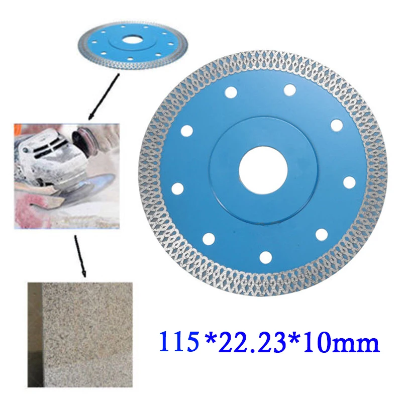 

Porcelain Tile Turbo Thin Diamond Dry Cutting Blade/Disc Grinder Wheel 115 125mm