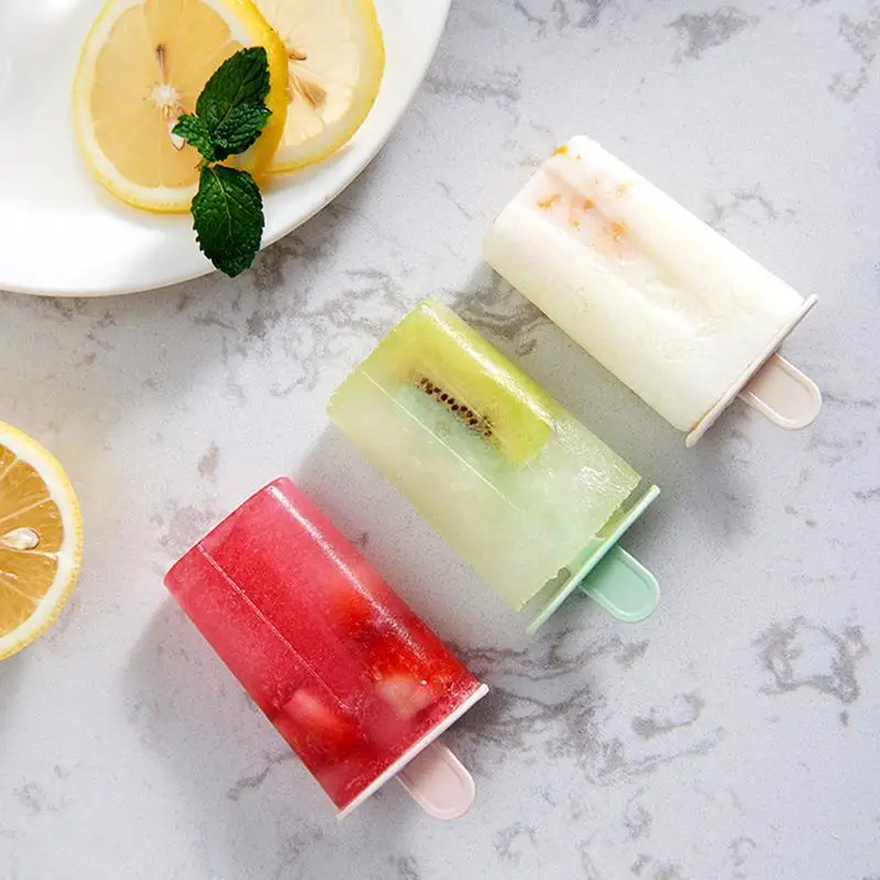 4 сетки Popsicle силиконовая форма DIY кубик льда домашний леденец плесень десертное Мороженое Лоток Коробка льда Лето DIY кухонные инструменты