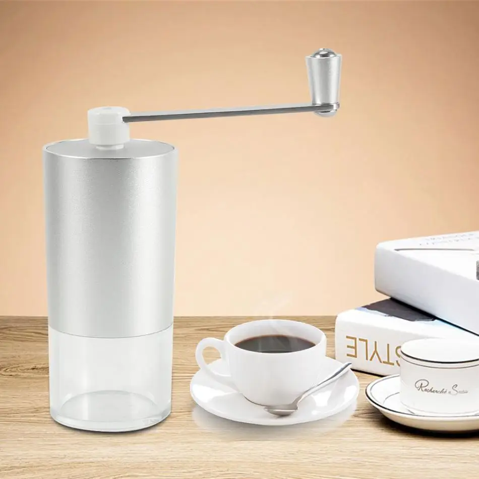 Manual Coffee Grinder Portable Hand Grinder Aluminum Mill Coffee Machine Coffee Bean Grinder Accessories 4.5*12cm Manual Coffee Grinder Portable Hand Grinder Aluminum Mill Coffee Machine Coffee Bean Grinder Accessories 4.5*12cm