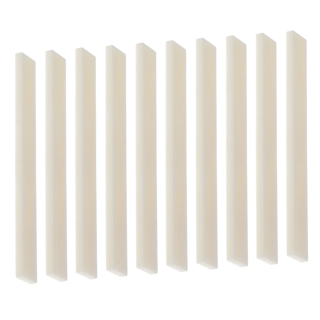 10pcs High Quality Cattle Bone Blank Saddles for Guitar Maker Luthier Supply guitar accessories