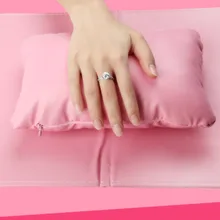 Новая мягкая подушечка для рук и подушек для ногтей держатель для маникюра аксессуары для ногтей кожа Cortex ручная Подушка складной