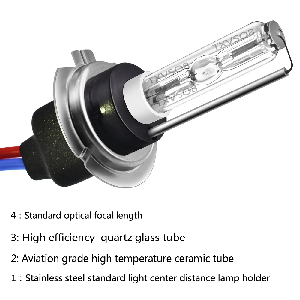 2 шт 35 Вт H7 HID Ксеноновые Сменные лампы, головной светильник, лампа TXVSO8, светильник 4300 К 6000 К 8000 К 10000 К, высокая мощность, автомобильный светильник