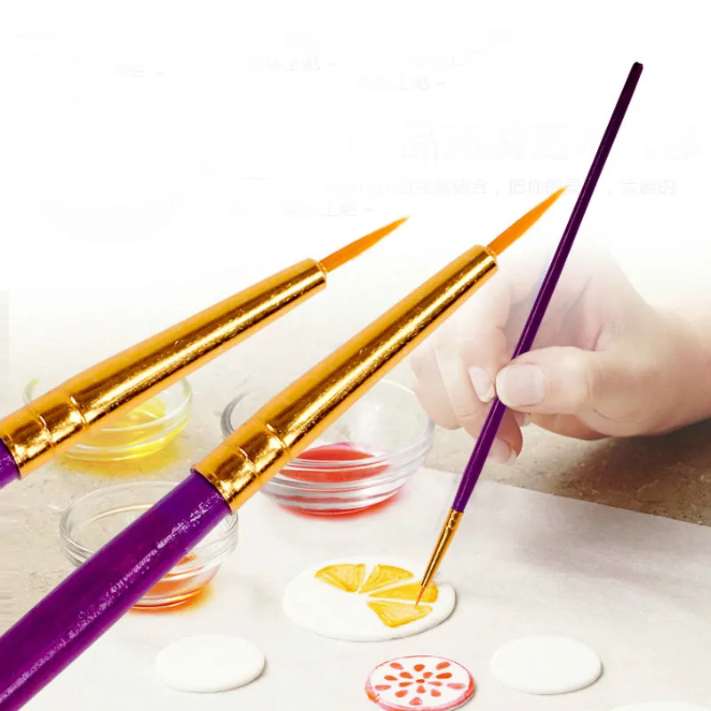 

3 pieces. kit for baking diy hot fudge hand painting pen paint brush scrub brush sponge cake bakery line pen