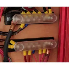 16 способ сборных шин распределительный блок 12xM4 4xM6 винт 100A автомобиль Лодка Мощность автомобиля Кабель шпильки клеммной колодки аксессуары