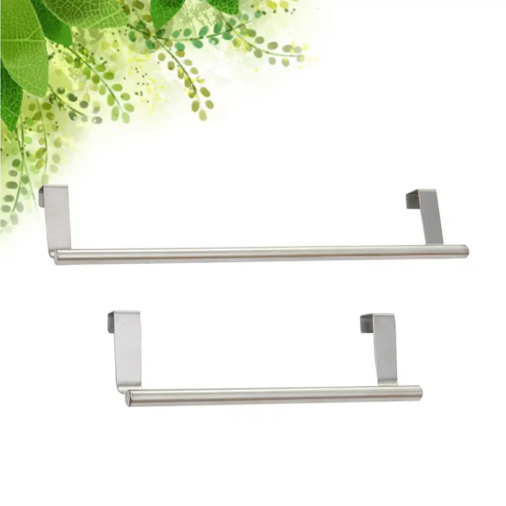 Stainless Steel Over The Door Towel Bar Brushed Hanger Door Towel Bar Brushed Hanger