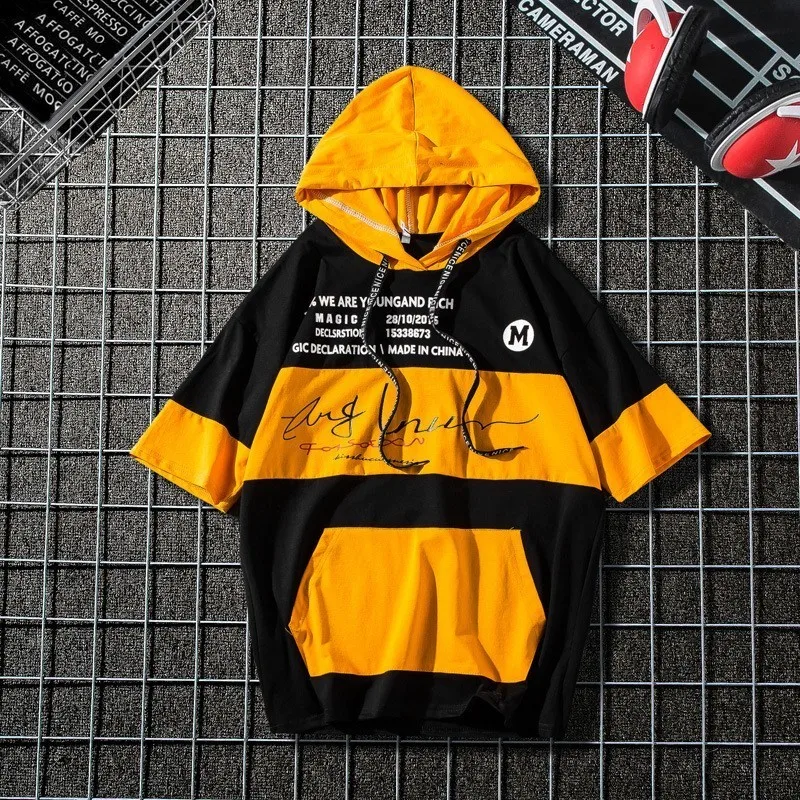 

Harajuku Hip Hop Hooded Pullover Fierce Animal Ink Paint Men Windbreaker Hoodie Streetwear Vintage Thin Sweatshirt Autumn 2019