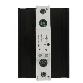 

solid state relay SMT48 DC Control SSR AC Din Solid State Relay Aluminum Radiator Base Relay Module latching relay Wholesale