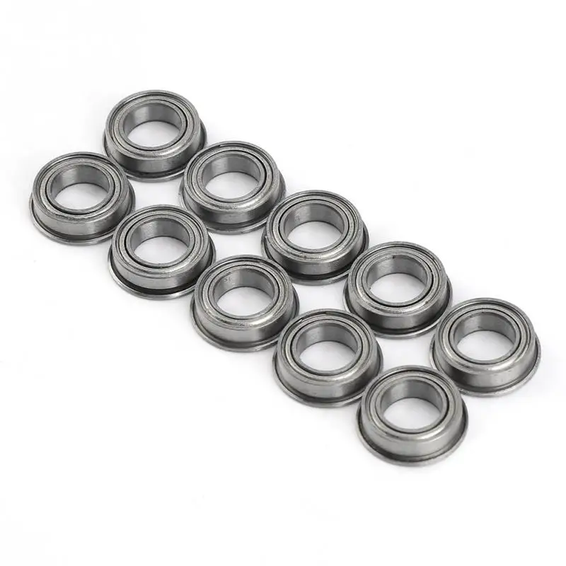

10 Pcs MF106ZZ Stainless Steel Mini Metal Shielded Flanged Ball Bearings 6x10x3mm Wholesale