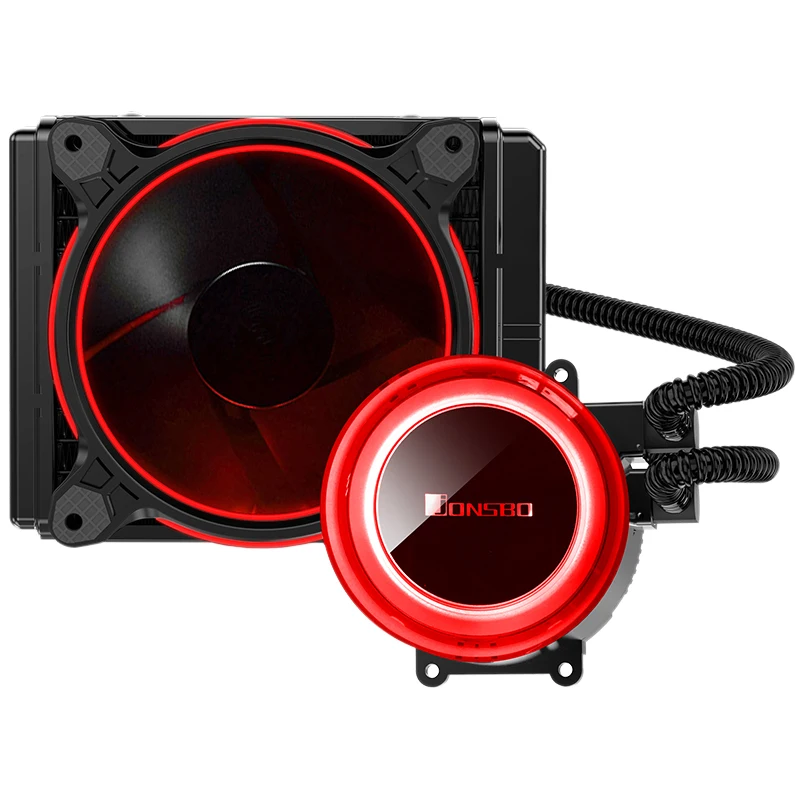 

Jonsbo Tw2-120 Cpu Water Cooling 4Pin 12Cm Fan Rgb Aura 256 Color Auto Change Led Radiator For Amd Intel