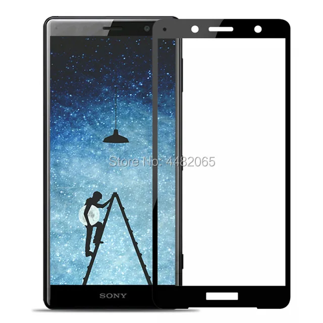 3D закаленное стекло для Sony Xperia XZ2 полное покрытие 9H защитная пленка