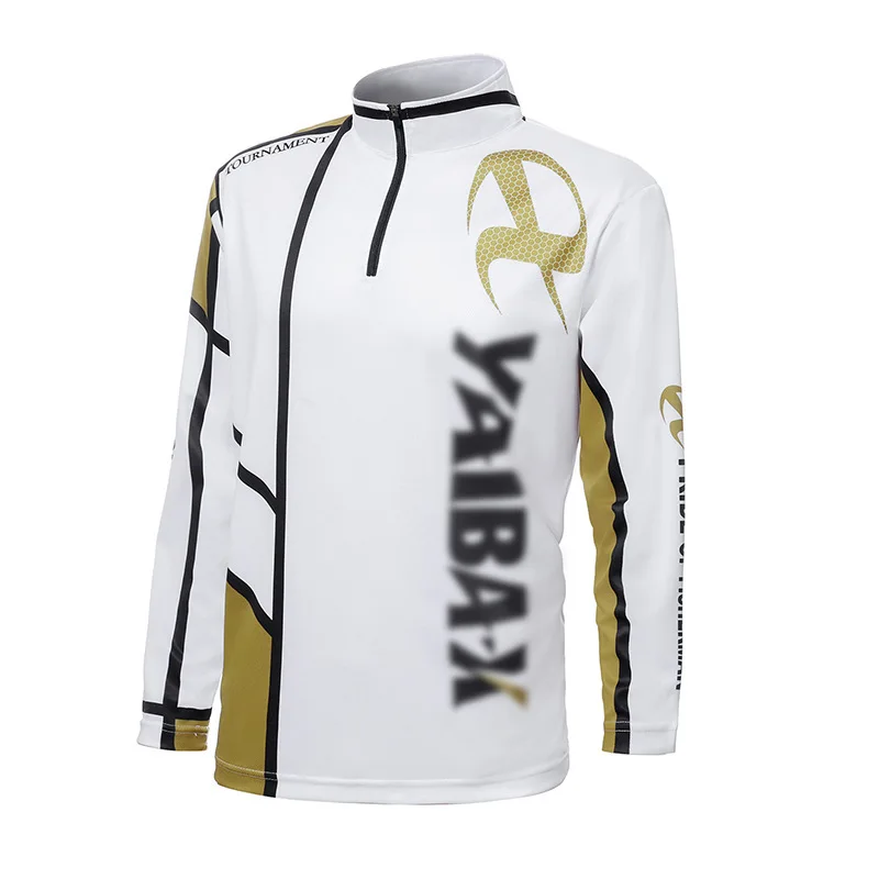 

1PC New Professional Fishing Shirt Outdoor Sport Breathable Stand Collar Long Sleeves Fishing Jacket Hiking Pesca Clothes