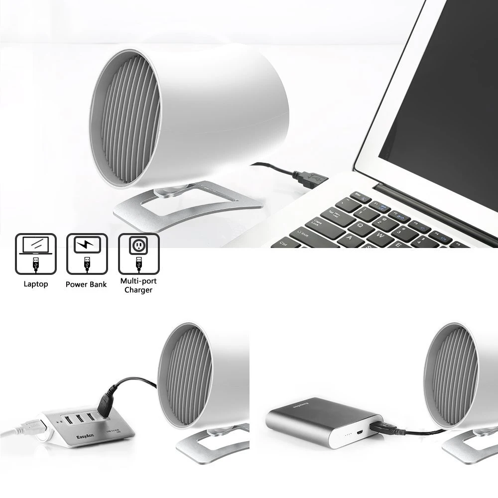 Личный usb вентилятор LICE портативный мини настольный с двойными лезвиями