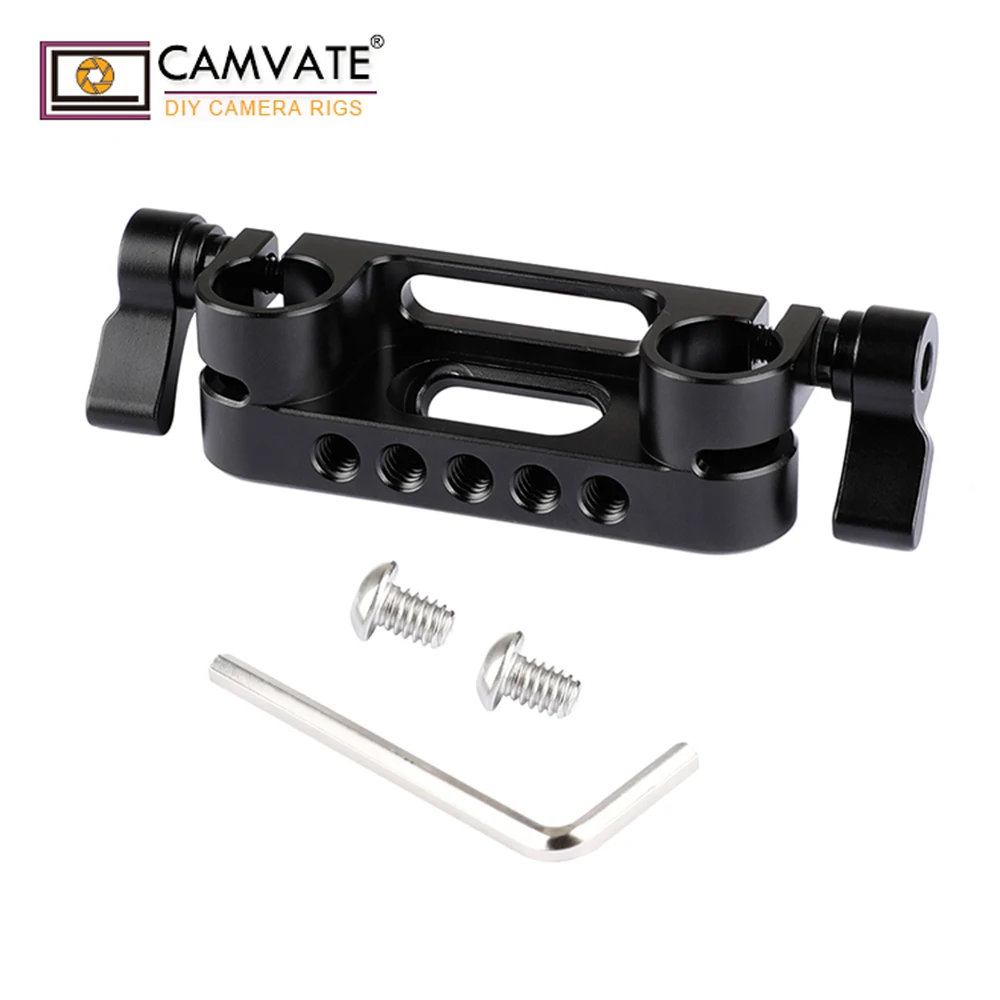 

CAMVATE 15mm Dual Rod Clamp For Shoulder Pad C1973
