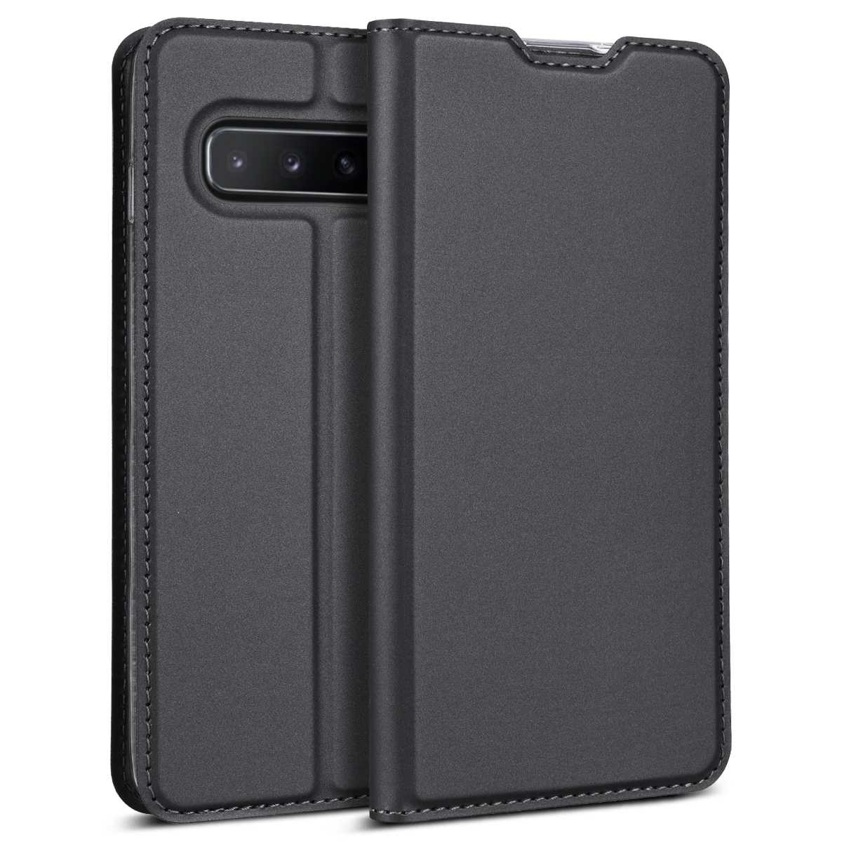 

Luxury PU Leather Flip Case For Samsung Galaxy S10 Case For Samsung Galaxy S10 Plus Cover Full Protective Simple Style Cases