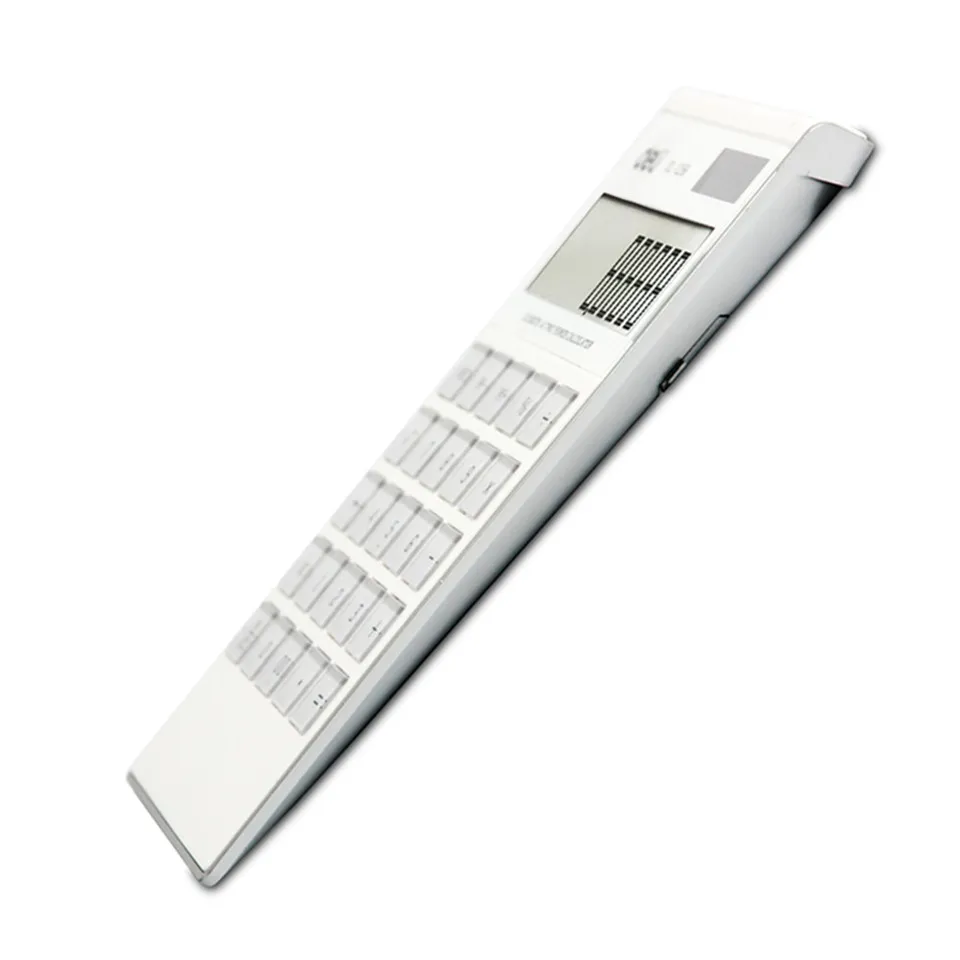 مزدوجة الطاقة شاشة كبيرة حاسبة رقيقة جدا الأزياء الأبيض الكمبيوتر متعددة الوظائف حاسبة ل تدريس الرياضيات