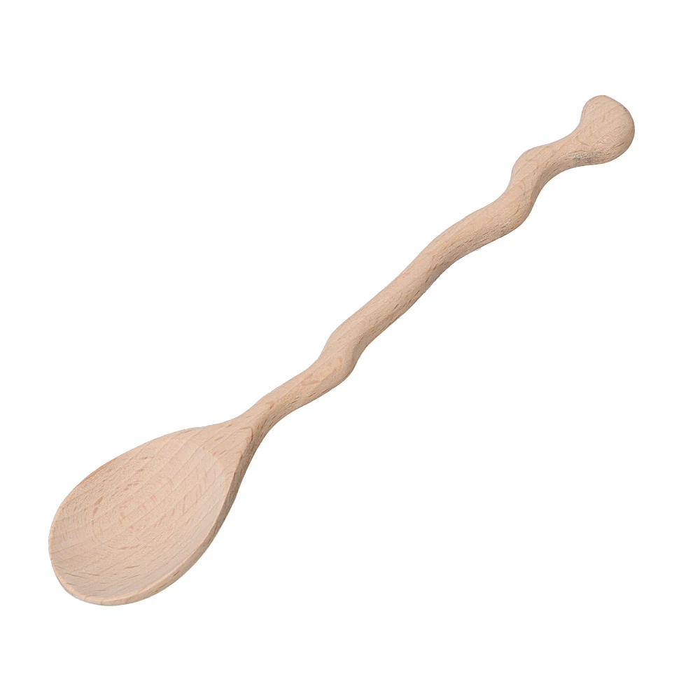 HILIFE деревянная Ложка Вилка суп Кейтеринг столовая ложка вилки с длинной ручкой Креативная кухня, кухонная утварь инструмент посуда
