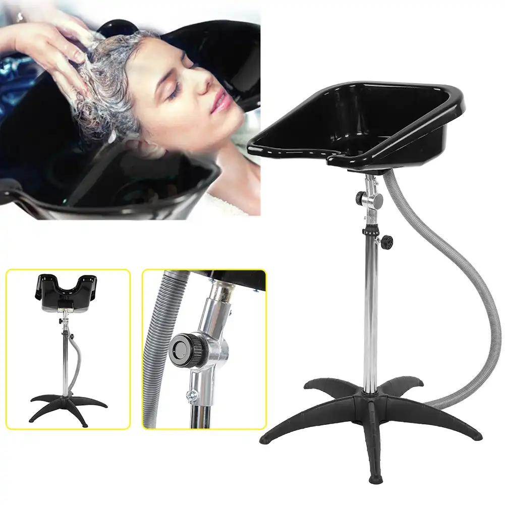 Adjustable Height Hairdressing Back Wash Hair Salon Shampoo Sink