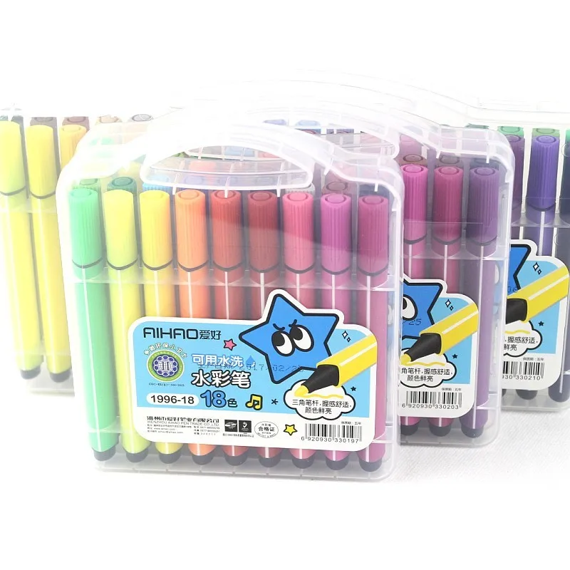 Color Art Marker Pen Drawing Set Colors Children Painting Watercolor Pens Safe Non-toxic Water Washing Graffiti Gifts Stationery