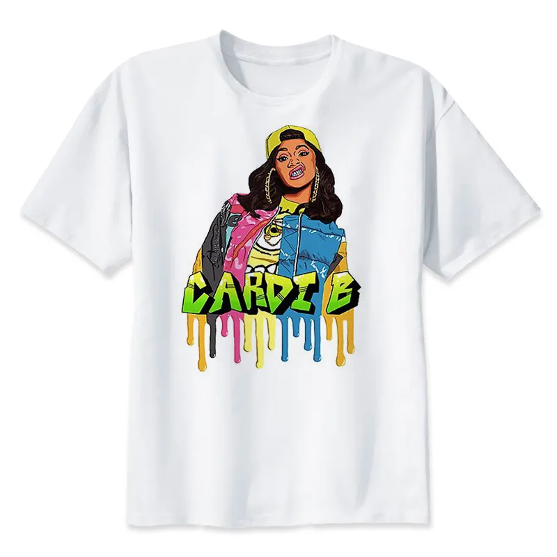 

cardi b 2019 New T Shirt Printed Animal T-shirt Women Men Funny Clothing Harajuku Tee Shirt Casual Unisex 3d T Shirt Q1347