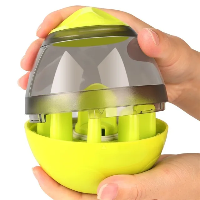Interactive Dog Cat Food Treat Ball Bowl Toy Funny Pet Shaking Leakage Food Container Puppy Cat Slow Feed Pet Tumbler Toy 4