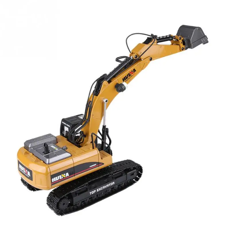 HUINA 1580 RC экскаватор игрушки 2 4G 1/14 23 канала 3 в 1 электрический строительный