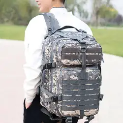 45L военные Тактический штурмовой рюкзак армии 3D Водонепроницаемый открытый мешок большой походный рюкзак Кемпинг Охота, треккинг Travel Pack