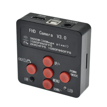 

2019 New 1080P 2K 60FPS 36MP HDMI USB Industrial Electronic Digital Video Microscope Camera For Phone CPU PCB Repair