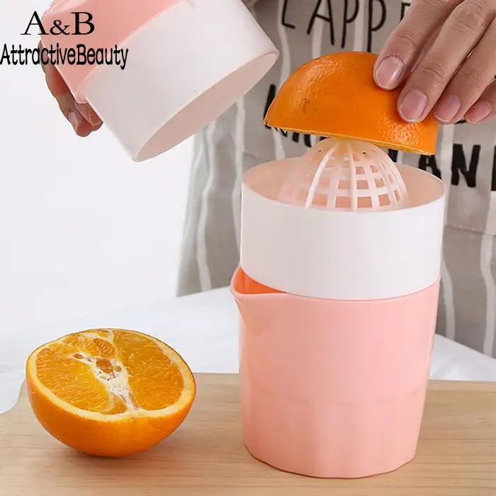 

Portable Manual Lemon Juicer 100% Orange Citrus Squeezer Fruit Coffee Cup Large Capacity Teacup Kitchen Accessories