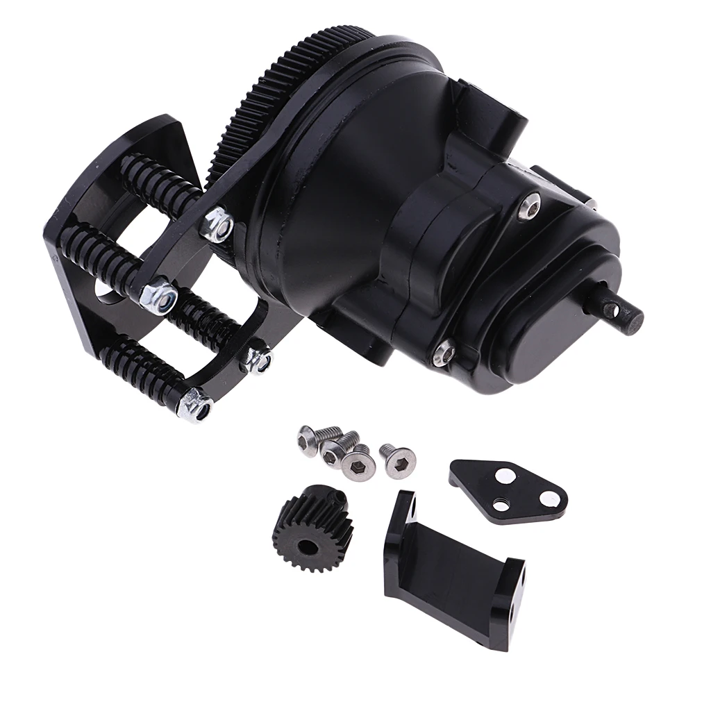 

MagiDeal 1/10 Transmission Box Center Gearbox Metal for Land Rover Defender Gelande II D90 D110 RC Car Model