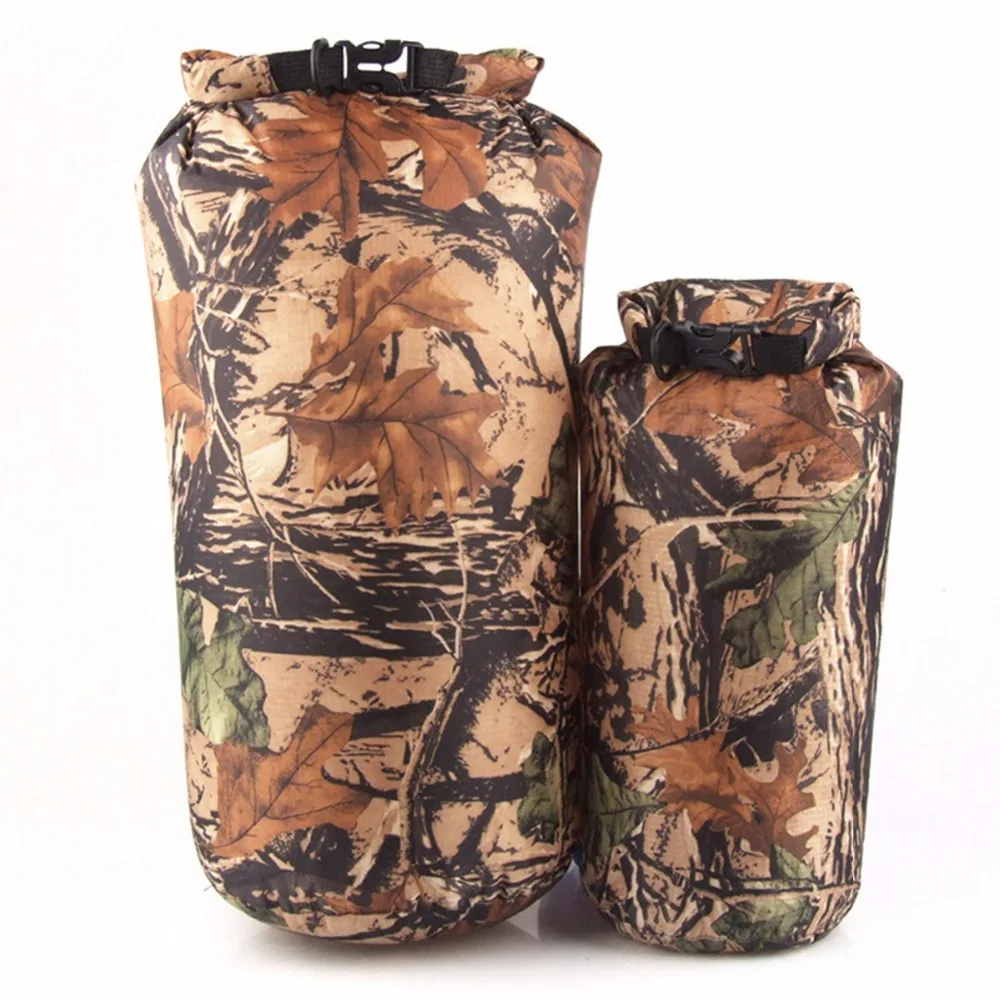 

Nosii 8L Or 15L Water Resistant Waterproof Dry Storage Bag Camping Hiking Boating Kayaking Camouflage Pouch